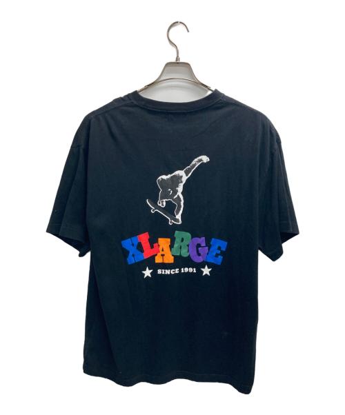 X-LARGE（エクストララージ）X-LARGE (エクストララージ) プリントTシャツ ブラック サイズ:XLの古着・服飾アイテム