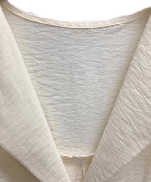 COLLAGE GALLARDAGALANTE（コラージュ ガリャルダガランテ）COLLAGE GALLARDAGALANTE (コラージュ ガリャルダガランテ) ヴィンテージライクラペルカラーシャツ ブラウン サイズ:Fの古着・服飾アイテム