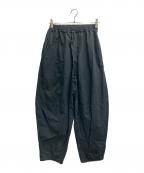 nagonstansナゴンスタンス）の古着「angle drawstring pants」｜ブラック