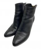 PELLICOペリーコ）の古着「バックジップショートブーツ」｜ブラック
