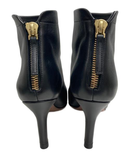 PELLICO（ペリーコ）PELLICO (ペリーコ) バックジップショートブーツ ブラック サイズ:371/2の古着・服飾アイテム