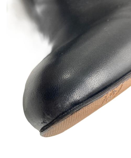 PELLICO（ペリーコ）PELLICO (ペリーコ) バックジップショートブーツ ブラック サイズ:371/2の古着・服飾アイテム