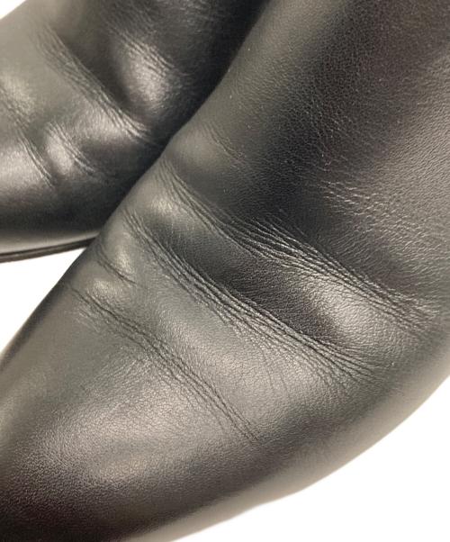 PELLICO（ペリーコ）PELLICO (ペリーコ) バックジップショートブーツ ブラック サイズ:371/2の古着・服飾アイテム