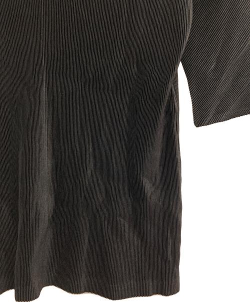 PLEATS PLEASE（プリーツプリーズ）PLEATS PLEASE (プリーツプリーズ) プリーツカットソー ブラック サイズ:3の古着・服飾アイテム