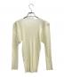 ISSEY MIYAKE (イッセイミヤケ) プリーツカットソー ホワイト サイズ:M：11000円