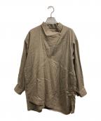 ISSEY MIYAKEイッセイミヤケ）の古着「スモック」｜ブラウン