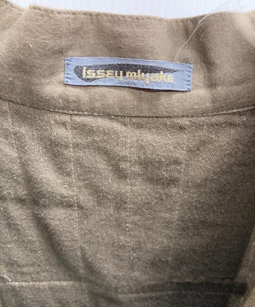 ISSEY MIYAKE（イッセイミヤケ）ISSEY MIYAKE (イッセイミヤケ) スモック ブラウン サイズ:9の古着・服飾アイテム