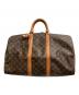 LOUIS VUITTON（ルイ ヴィトン）の古着「キーポル50 トラベルバッグ」｜ブラウン