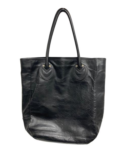 Joe McCOY（ジョーマッコイ）Joe McCOY (ジョーマッコイ) 豊岡鞄 (トヨオカカバン) レザートートバッグ ブラックの古着・服飾アイテム