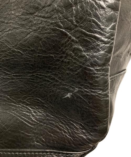 Joe McCOY（ジョーマッコイ）Joe McCOY (ジョーマッコイ) 豊岡鞄 (トヨオカカバン) レザートートバッグ ブラックの古着・服飾アイテム