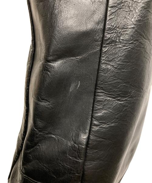 Joe McCOY（ジョーマッコイ）Joe McCOY (ジョーマッコイ) 豊岡鞄 (トヨオカカバン) レザートートバッグ ブラックの古着・服飾アイテム