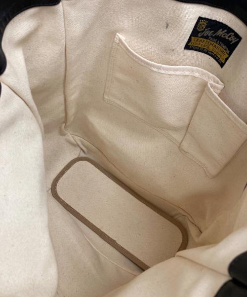 Joe McCOY（ジョーマッコイ）Joe McCOY (ジョーマッコイ) 豊岡鞄 (トヨオカカバン) レザートートバッグ ブラックの古着・服飾アイテム