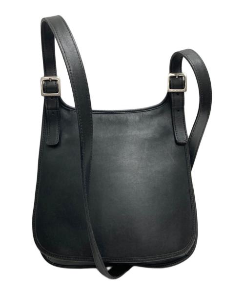 COACH（コーチ）COACH (コーチ) フラップショルダーバッグ ブラックの古着・服飾アイテム
