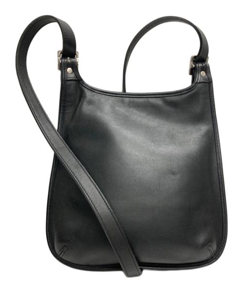 COACH（コーチ）COACH (コーチ) フラップショルダーバッグ ブラックの古着・服飾アイテム