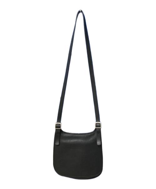 COACH（コーチ）COACH (コーチ) フラップショルダーバッグ ブラックの古着・服飾アイテム