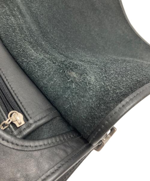 COACH（コーチ）COACH (コーチ) フラップショルダーバッグ ブラックの古着・服飾アイテム