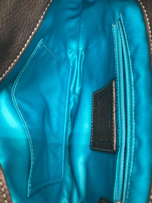 COACH（コーチ）COACH (コーチ) ターンロックショルダーバッグ ブラックの古着・服飾アイテム