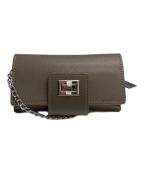 Hoaw.ハァウ）の古着「ウォレットチェーンショルダーバッグ」｜グレージュ