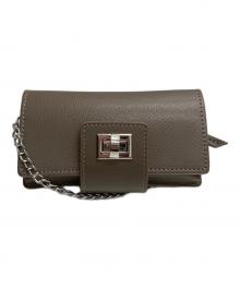 Hoaw.（ハァウ）の古着「ウォレットチェーンショルダーバッグ」｜グレージュ