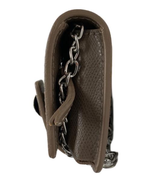 Hoaw.（ハァウ）Hoaw. (ハァウ) ウォレットチェーンショルダーバッグ グレージュの古着・服飾アイテム