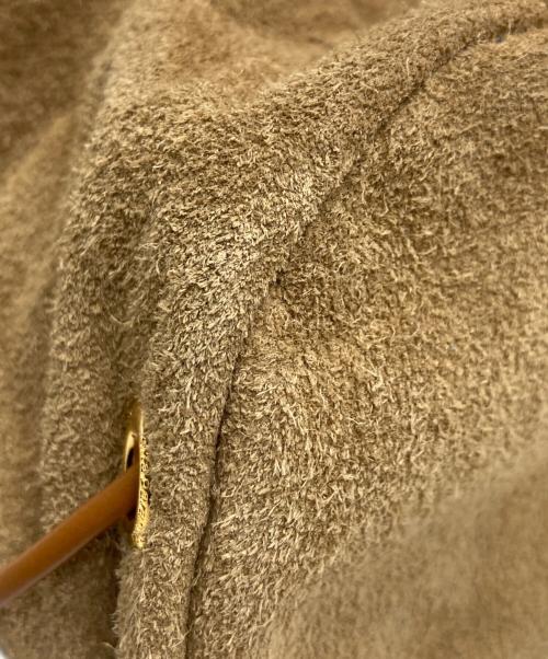 SITA PARANTICA（シータパランティカ）sita parantica (シータパランティカ) スェードドローストリングバッグ ベージュの古着・服飾アイテム
