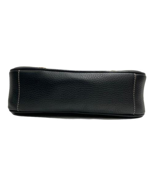 BURBERRY LONDON（バーバリーロンドン）BURBERRY LONDON (バーバリーロンドン) ステッチフラップワンショルダーバッグ ブラックの古着・服飾アイテム