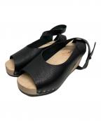 Trippenトリッペン）の古着「クロスベルトサボサンダル」｜ブラック