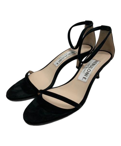 NEBULONIE（ネブローニ）NEBULONIE (ネブローニ) アンクルストラップヒールパンプス ブラック サイズ:351/2の古着・服飾アイテム