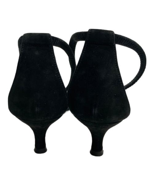 NEBULONIE（ネブローニ）NEBULONIE (ネブローニ) アンクルストラップヒールパンプス ブラック サイズ:351/2の古着・服飾アイテム