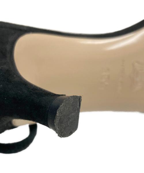 NEBULONIE（ネブローニ）NEBULONIE (ネブローニ) アンクルストラップヒールパンプス ブラック サイズ:351/2の古着・服飾アイテム