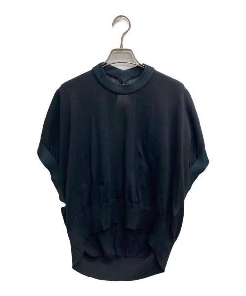 TOGA PULLA（トーガ プルラ）TOGA PULLA (トーガ プルラ) ハイゲージニットトップス ブラック サイズ:36の古着・服飾アイテム