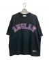 ANGLAN（アングラン）の古着「Applique Logo Half Tee」｜ブラック