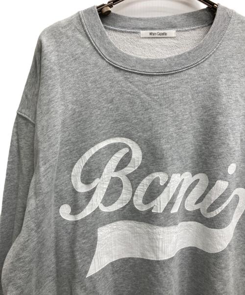 Whim Gazette（ウィムガゼット）Whim Gazette (ウィムガゼット) ロゴSWEATプルオーバー グレー サイズ:Freeの古着・服飾アイテム