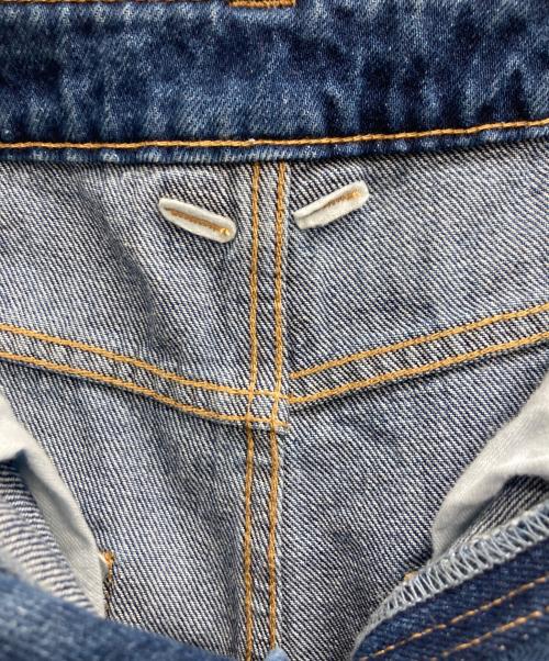 ANNA SUI NYC（アナスイエヌワイシー）ANNA SUI NYC (アナスイエヌワイシー) スーパーバギーデニムパンツ ブルー サイズ:Mの古着・服飾アイテム