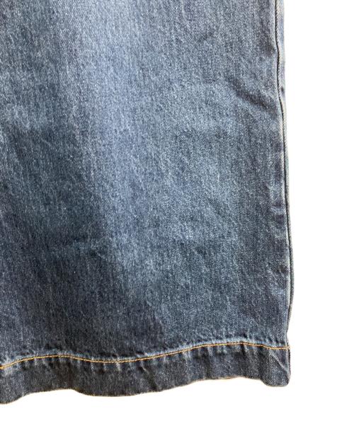 ANNA SUI NYC（アナスイエヌワイシー）ANNA SUI NYC (アナスイエヌワイシー) スーパーバギーデニムパンツ ブルー サイズ:Mの古着・服飾アイテム