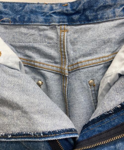 MAISON SPECIAL（メゾンスペシャル）MAISON SPECIAL (メゾンスペシャル) High Waist Cocoon Denim Pants ブルー サイズ:38の古着・服飾アイテム