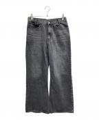 KnuthMarfクヌースマーフ）の古着「side line studs denim」｜ブラック