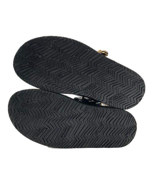 THE RERACS（ザ リラクス）THE RERACS (ザ リラクス) ターンロックサンダル ブラック サイズ:23.5cmの古着・服飾アイテム