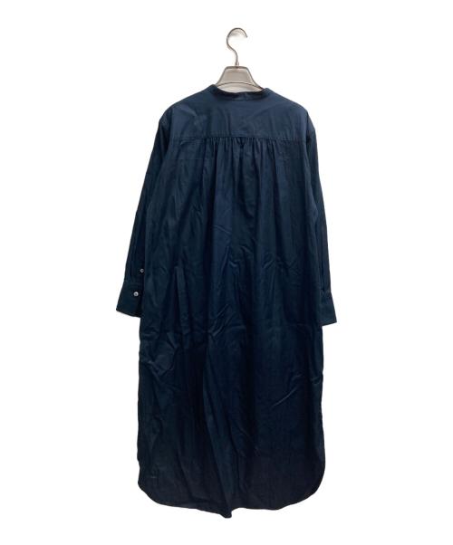 23区（ニジュウサンク）23区 (ニジュウサンク) Cancliniシャツワンピース ネイビー サイズ:38の古着・服飾アイテム