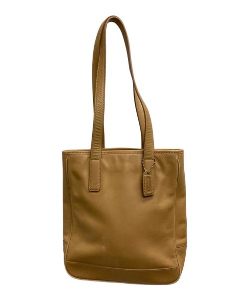 COACH（コーチ）COACH (コーチ) レザートートバッグ ベージュの古着・服飾アイテム
