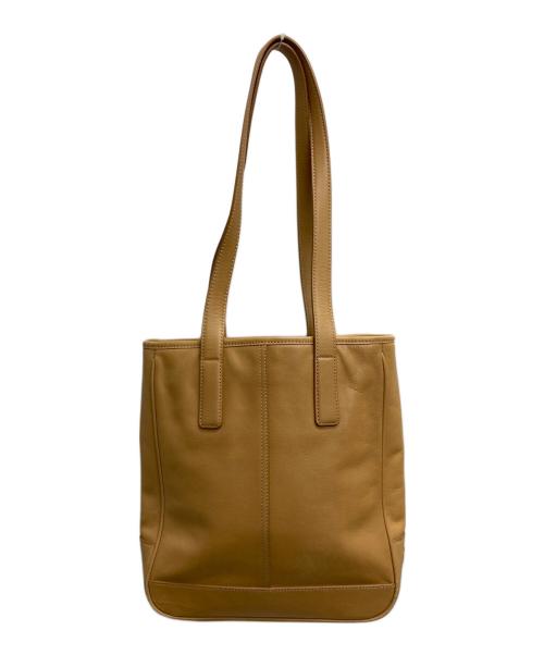 COACH（コーチ）COACH (コーチ) レザートートバッグ ベージュの古着・服飾アイテム