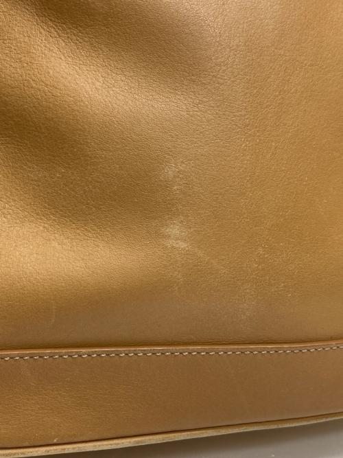 COACH（コーチ）COACH (コーチ) レザートートバッグ ベージュの古着・服飾アイテム