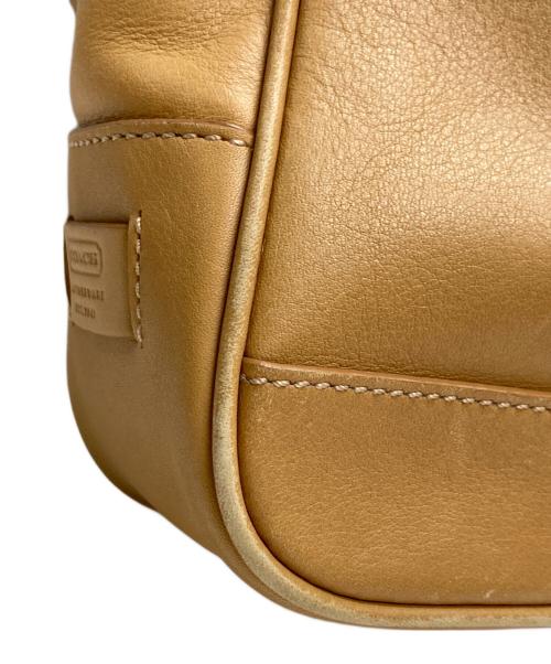 COACH（コーチ）COACH (コーチ) レザートートバッグ ベージュの古着・服飾アイテム