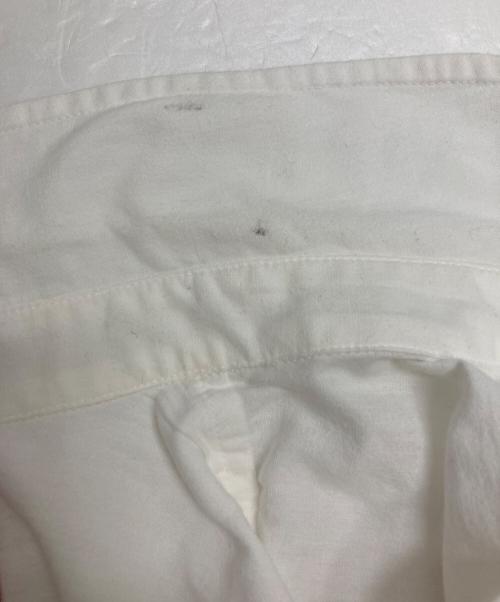 Vivienne Westwood RED LABEL（ヴィヴィアンウエストウッドレッドレーベル）Vivienne Westwood RED LABEL (ヴィヴィアンウエストウッドレッドレーベル) 綿麻セルヴィッチダンガリースリーブタックシャツ ホワイト サイズ:00の古着・服飾アイテム