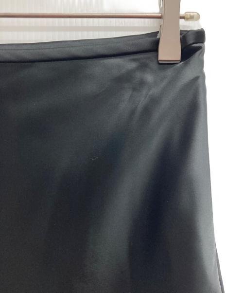 theory（セオリー）theory (セオリー) FLUID SATIN CL MIDI SK ブラック サイズ:Sの古着・服飾アイテム