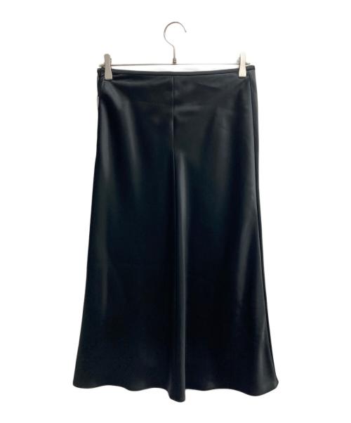 theory（セオリー）theory (セオリー) FLUID SATIN CL MIDI SK ブラック サイズ:S 未使用品の古着・服飾アイテム