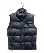 PRADAプラダ）の古着「トライアングルロゴ ダウンベスト」｜ブラック