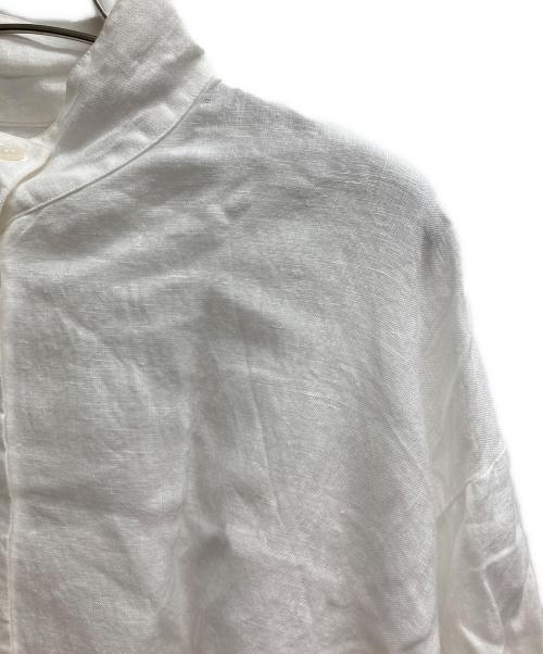 SETTO（セット）SETTO (セット) LINEN OKKAKE SHIRTS BS ホワイト サイズ:Freeの古着・服飾アイテム