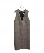 UNITED ARROWS TOKYOユナイテッドアローズトウキョウ）の古着「Iラインジャンパースカート」｜グレー