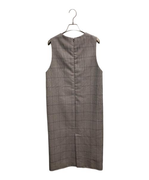 UNITED ARROWS TOKYO（ユナイテッドアローズトウキョウ）UNITED ARROWS TOKYO (ユナイテッドアローズトウキョウ) Iラインジャンパースカート グレー サイズ:36の古着・服飾アイテム